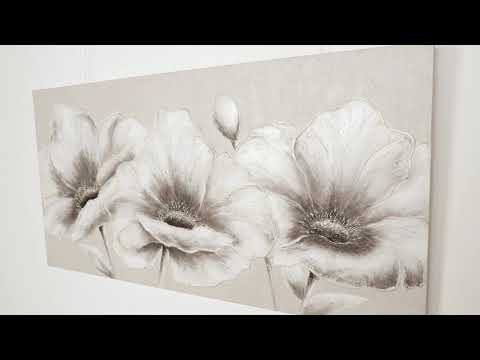 Blumen abstrakte bilder handgemalt Blumen II