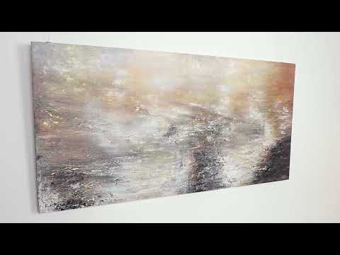 Handgemalte bilder auf leinwand acrylgemälde "Kraft der Elemente"
