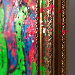 Rahmendetail Handgemalte Street Art