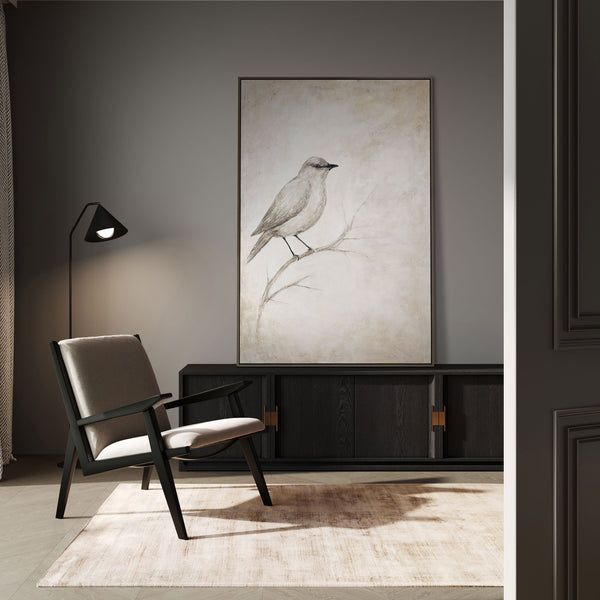 Wanddeko Wohnzimmer naturmotiv modern
