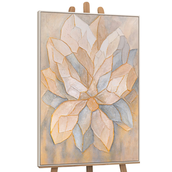 Wanddeko Wohnzimmer Blumen moderne Kunst