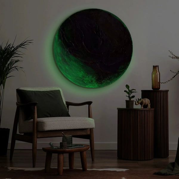 Wandkunst Grüne abstrakte